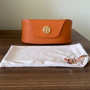 Tory Burch sun glass case and sleeve